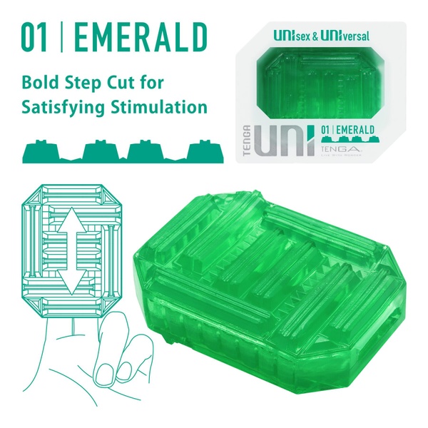 Мастурбатор Tenga UNI Emerald , SO9805 SO9805 фото