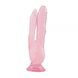 Фалоімітатор подвійний Chisa Hi-Rubber 8.0 Pink , CH16426