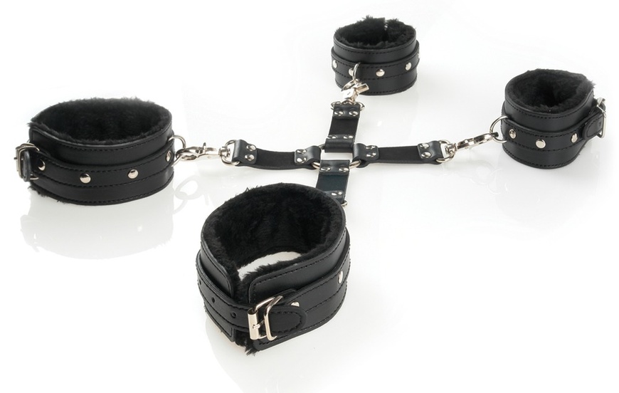 БОНДАЖНИЙ НАБІР FF LIMITED EDITION CUMFY HOGTIE BLACK , PD45286