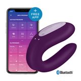 Смарт-вібратор для пар Satisfyer Double Joy Violet із широким кліторальним стимулятором , SO3899 SO3899 фото