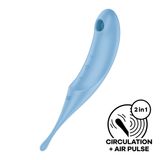 Вибратор для клитора с вакуумной стимуляцией Satisfyer Twirling Pro Blue SO7801 SO7801 фото