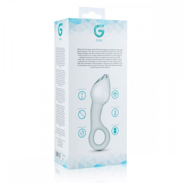 Анальная пробка стекло Gildo Glass Dildo No.13 , G60308