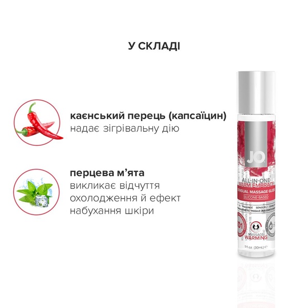 Набор для массажа System JO ALL IN ONE MASSAGE GIFT SET: разогревающий гель, массажер и свеча SO1517 SO1517 фото