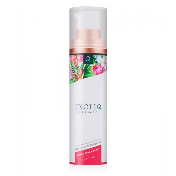 Масажна олія Exotiq Massage Oil Sweet Strawberry 100 мл , 4000070 4000070 фото