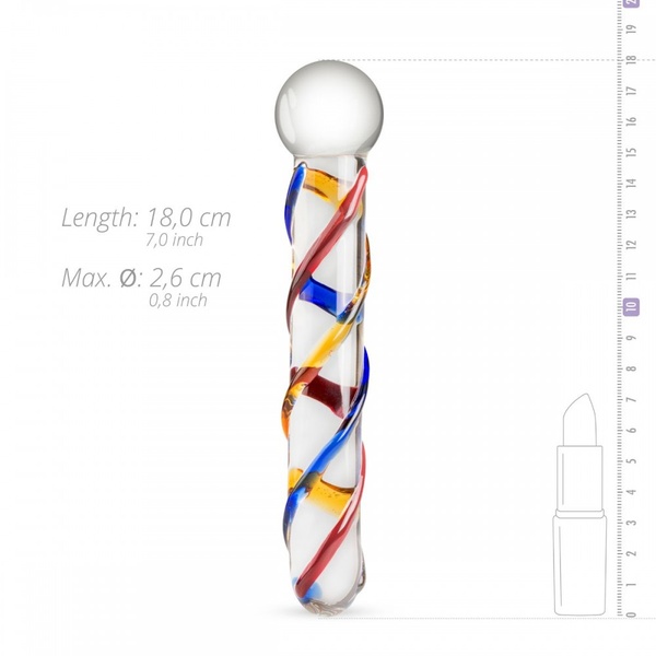 Фалоиммитатор стекло Glass Dildo No.10 , G69493