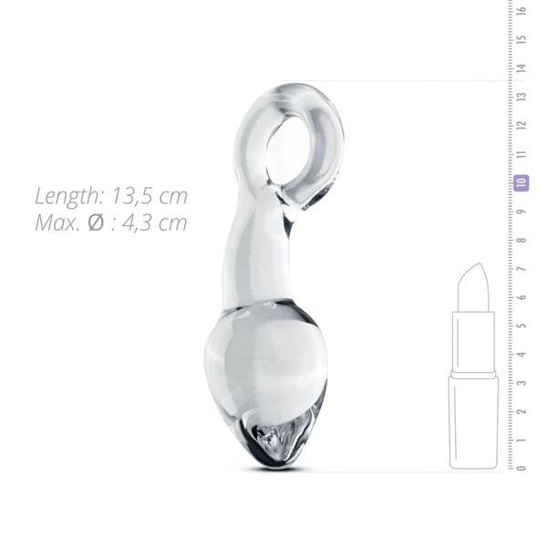 Анальная пробка стекло Gildo Glass Dildo No.13 , G60308