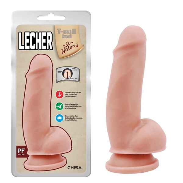 Фаллоимитатор на присоске с хребтом Lecher Flesh Chisa , 71267