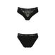 Трусики с широкой резинкой и кружевом Passion PS001 PANTIES L, black SO4159