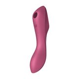 Вакуумний стимулятор із вібрацією Satisfyer Curvy Trinity 3 Red , SO6117 SO6117 фото