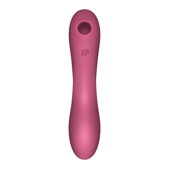 Вакуумний стимулятор із вібрацією Satisfyer Curvy Trinity 3 Red , SO6117 SO6117 фото