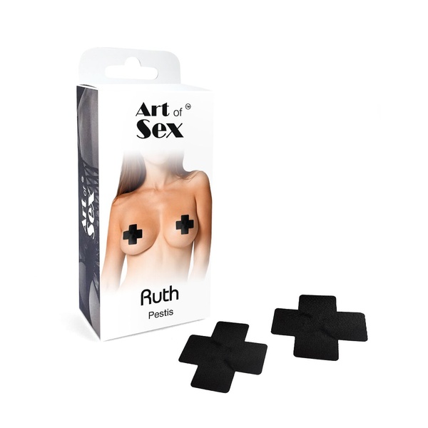 Сексуальные наклейки на грудь Art of Sex - Ruth. Черный SO6788 SO6788 фото