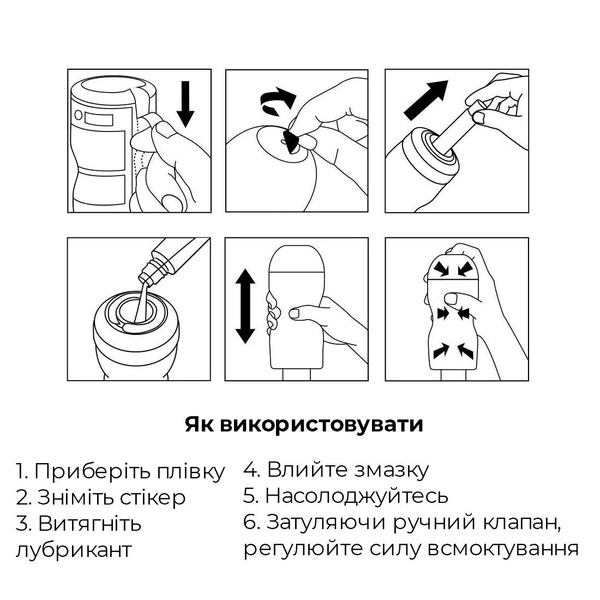 Мастурбатор Tenga Air-Tech VC Regular, більш висока аеростимуляція та всмоктувальний ефект Білий, ATV-001R ATV-001R фото