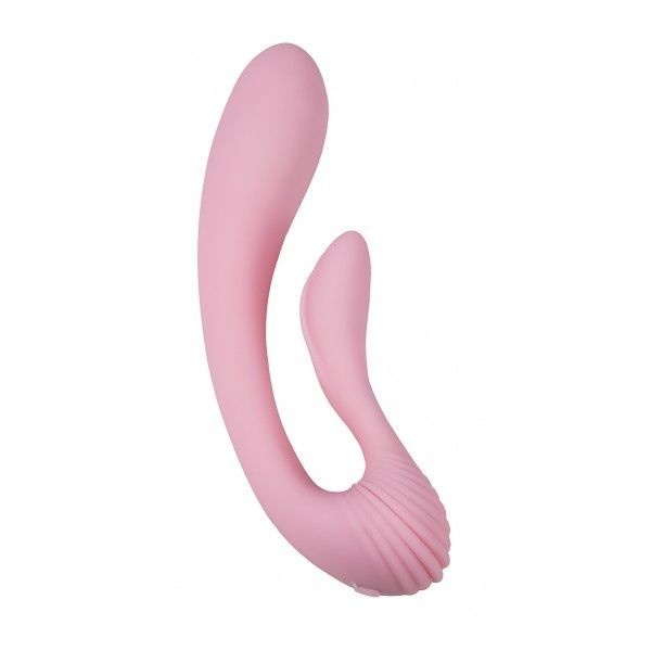 Вибратор Femintimate Dual Massager вагинально-клиторальный с чехлом для храненя, 2 мотора Розовый FM10971 FM10971 фото