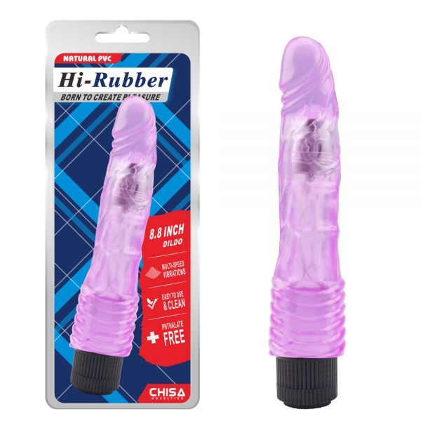 Вібромасажер Chisa Jelly Hi - Rubber, Pink , CH54431