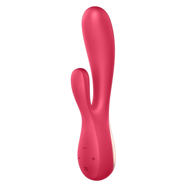 Смарт вібратор-кролик Satisfyer Mono Flex Red, 2 мотори, керування через інтернет Малиновий, SO3900 SO3900 фото