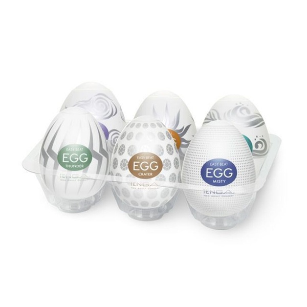 Набір мастурбаторів-яєць Tenga Egg Hard Boild Pack (6 яєць) , EGG-VP62 EGG-VP62 фото