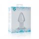 Пробка стекло прозрачная Gildo Glass Buttplug No. 25 , G60278