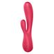 Смарт вібратор-кролик Satisfyer Mono Flex Red, 2 мотори, керування через інтернет Малиновий, SO3900 SO3900 фото 1