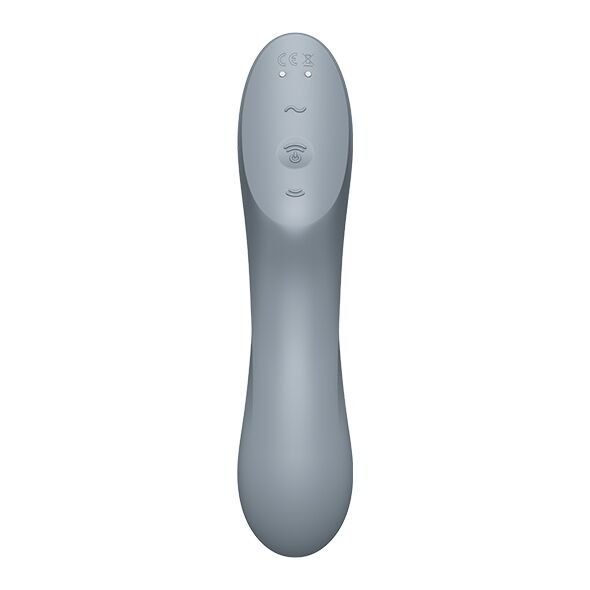 Вакуумный стимулятор с вибрацией Satisfyer Curvy Trinity 3 BlueGrey SO6118 SO6118 фото