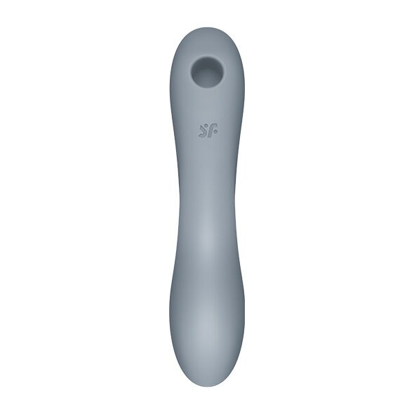 Вакуумний стимулятор з вібрацією Satisfyer Curvy Trinity 3 BlueGrey , SO6118 SO6118 фото