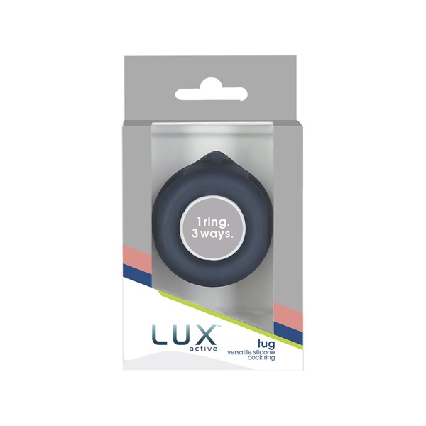 Двойное эрекционное кольцо LUX Active – Tug – Versatile Silicone Cock Ring SO5574 SO5574 фото