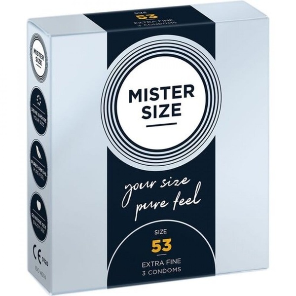 Презервативы Mister Size 53mm pack of 3 , 4136900000 4136900000 фото