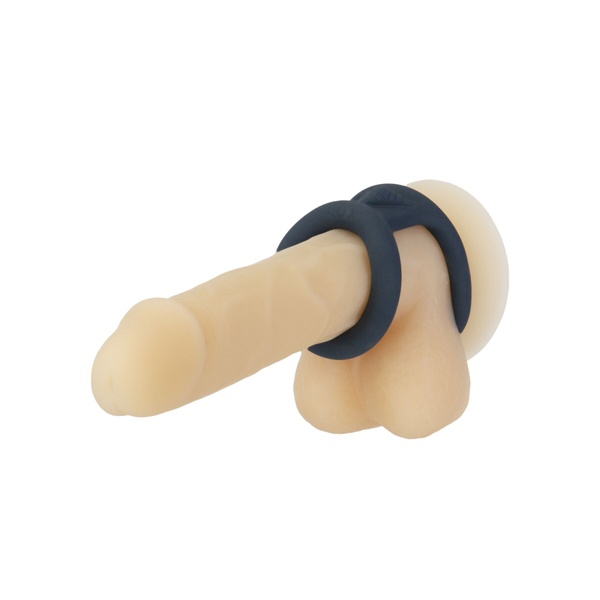 Двойное эрекционное кольцо LUX Active – Tug – Versatile Silicone Cock Ring SO5574 SO5574 фото