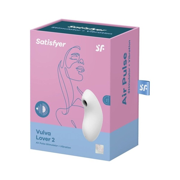 Вакуумний вібратор Satisfyer Vulva Lover 2 White , SO6712 SO6712 фото