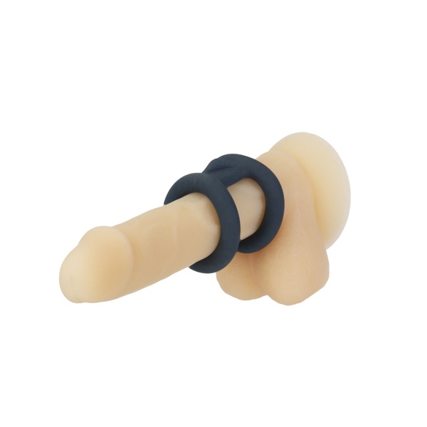 Подвійне ерекційне кільце LUX Active – Tug – Versatile Silicone Cock Ring , SO5574 SO5574 фото