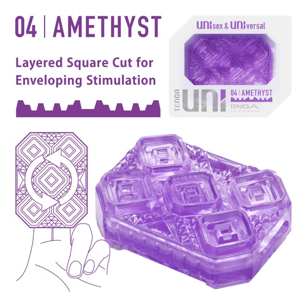 Мастурбатор Tenga UNI Amethyst , SO9808 SO9808 фото