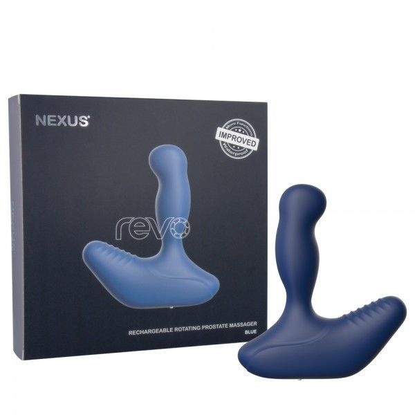 Массажер простаты Nexus Revo Blue с вращающейся головкой, макс. диаметр 3,2 см SO3066 SO3066 фото