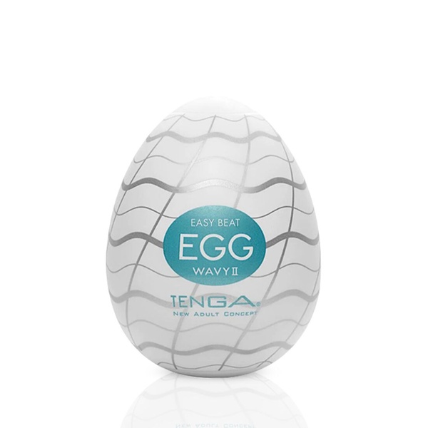 Мастурбатор-яйце Tenga Egg Wavy II з подвійним хвилястим рельєфом , SO5487 SO5487 фото