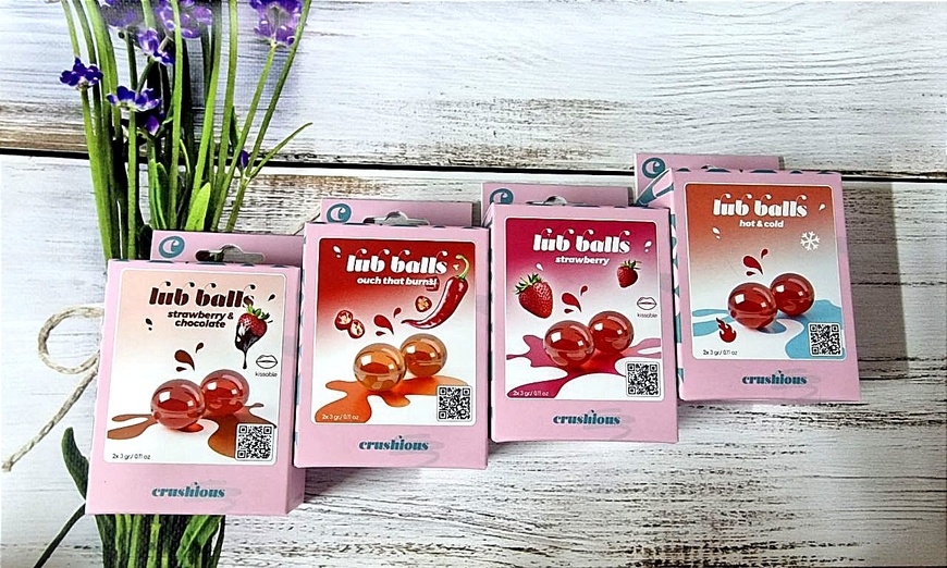 Взрывные шарики со вкусом клубники и шоколада Balls lub strawberry&chocolate , CR151710