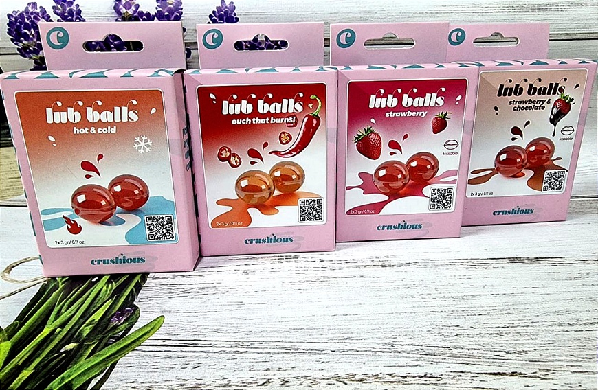 Вибухові кульки зі смаком полуниці та шоколаду Balls lub strawberry&chocolate, CR151710