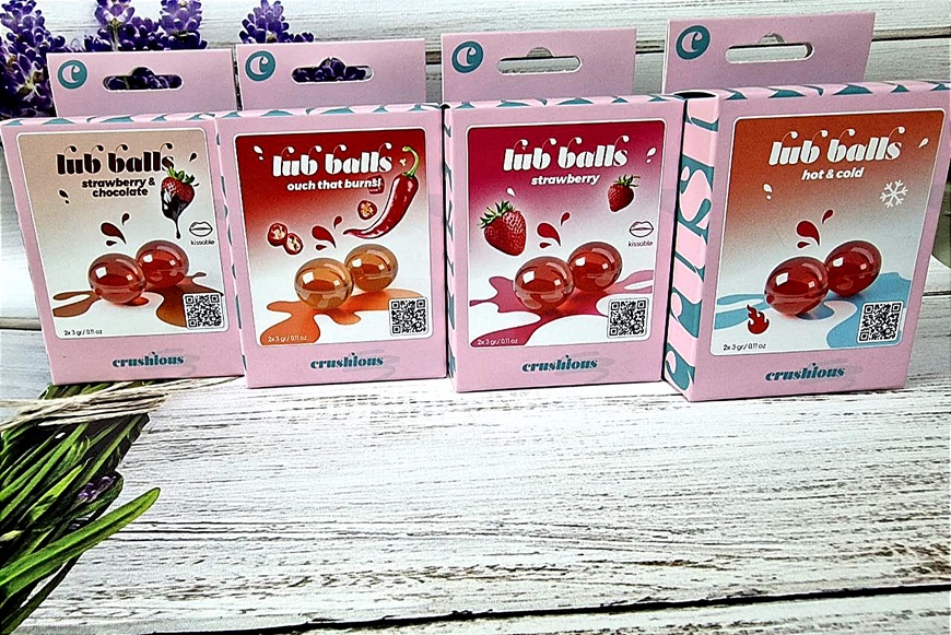 Взрывные шарики со вкусом клубники и шоколада Balls lub strawberry&chocolate , CR151710