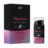 Жидкий вибратор Intt Vibration Cotton Candy (15 мл), густой гель, очень вкусный, действует до 30 мин SO9812 SO9812 фото