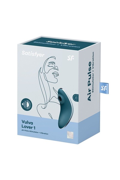 Вакуумный вибратор Satisfyer Vulva Lover 1 Blue SO6713 SO6713 фото