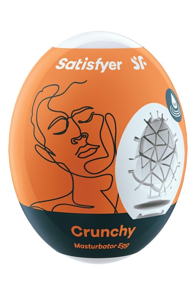 Самосмазывающийся мастурбатор Satisfyer Masturbator Egg Chrunchy , T360154