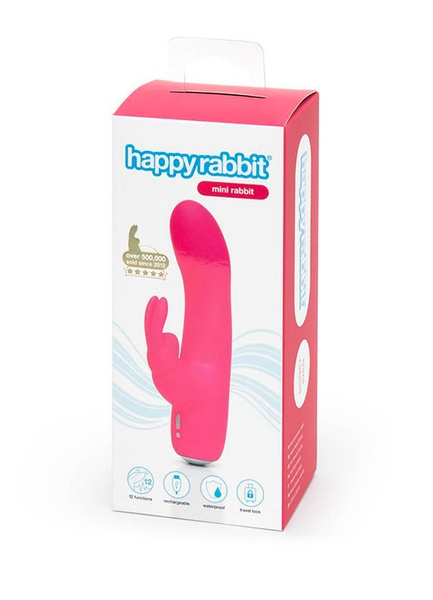 Міні вібратор кролик Happy Rabbit Rechargeable Mini Rabbit Vibrator , FS73135