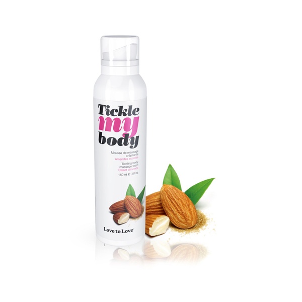 Масажна піна Love To Love Tickle my body Sweet almonds (150 мл), зволожувальна , SO7811 SO7811 фото