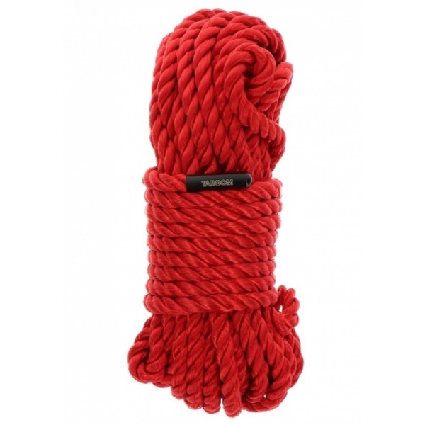 Бондажна мотузка Taboom Bondage Rope, 10 м х 7 мм, червона, TB17251-1