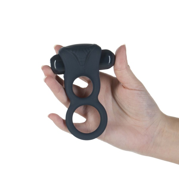 Подвійне ерекційне кільце з вібрацією Lux Active-Triad - Vibrating Dual Cock Ring, пульт ДК , SO5575 SO5575 фото