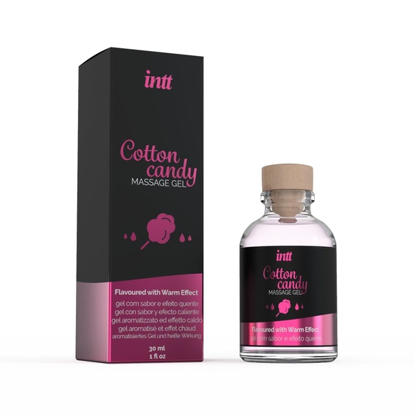 Массажный гель для интимных зон Intt Cotton Candy (30 мл) разогревающий SO2927 SO2927 фото