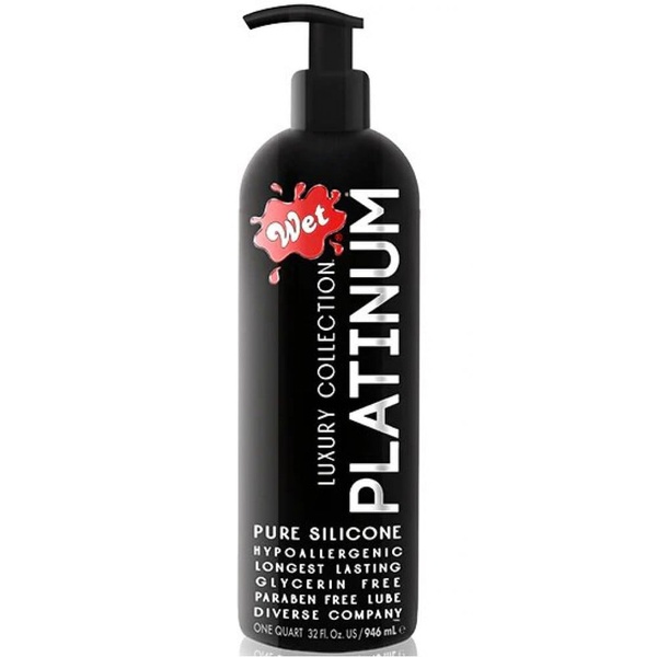 Лубрикант на силіконовій основі Wet Platinum Premium Lubricant, 946 мл, WT20715 WT20715 фото