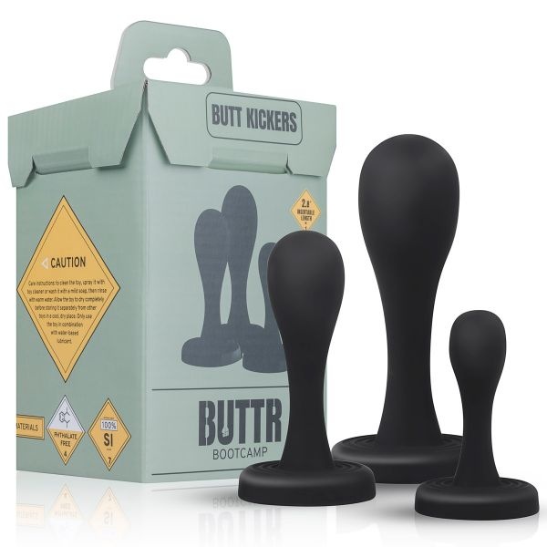 Набір анальних пробок BUTTR Butt Kickers Butt Plug Training Set LMO810396 фото