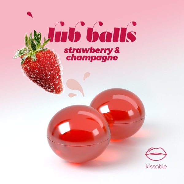 Вибухові кульки зі смаком шампанського із вершками Balls lub strawberry&champagne, CR151703