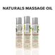 Масажна олія System JO Naturals Massage Oil Coconut&Lime з натуральними ефірними оліями 120мл , SO6164 SO6164 фото 5