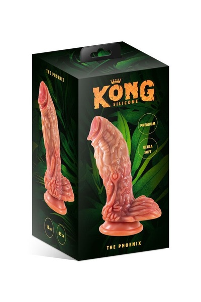 Фэнтезийный фаллоимитатор Kong Silicone The Phoenix SO9939