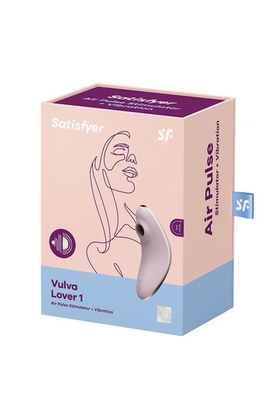 Вакуумний вібратор Satisfyer Vulva Lover 1 Violet , SO6714 SO6714 фото