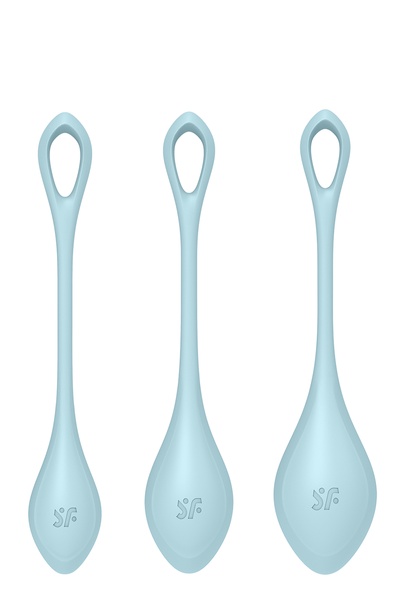 T360189 набір вагінальних кульок Satisfyer Yoni Power 2 light blue , T360189